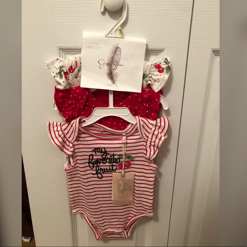 Jessica Simpson 3 piece set onesies